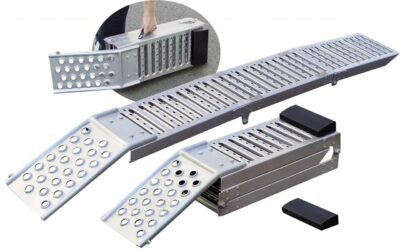 Set 2 rampe pliabile cu inaltime de incarcare intre 700 si 900mm, BGS 2999