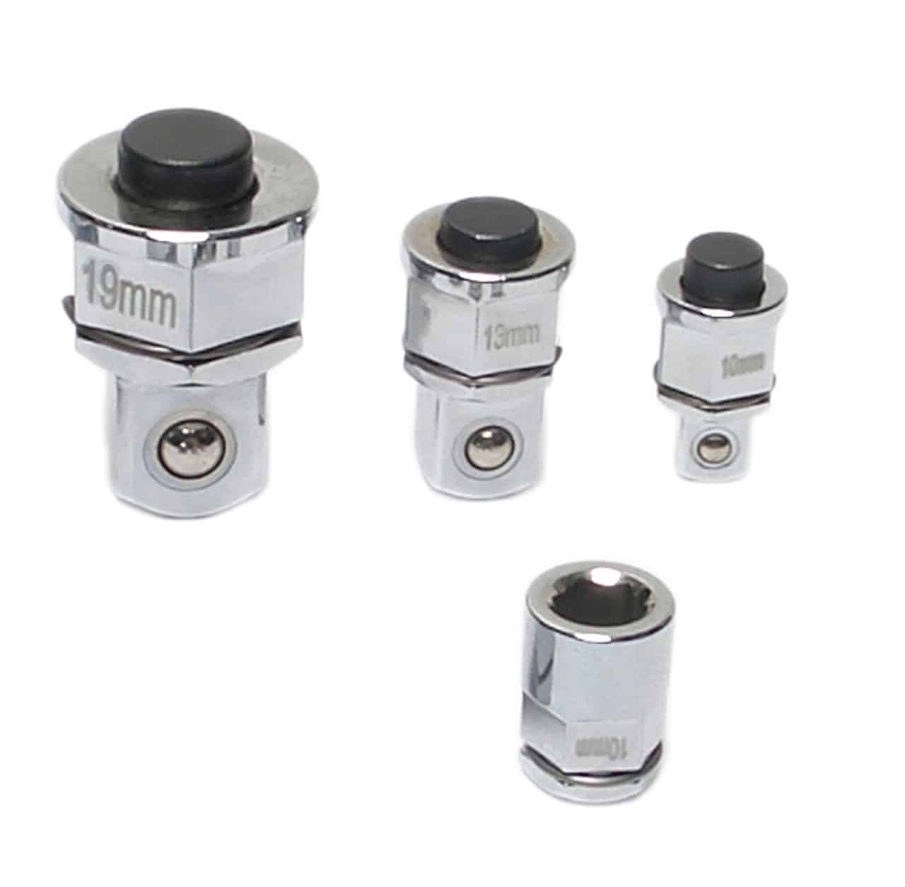 Set adaptoare pentru tubulare 1/4″-3/8″-1/2″, antrenare inelare-combinate cu clicket 10, 13, si 19 mm, adaptor pentru biti 1/4″, 4 piese, BGS 8210 – Adaptoare si prelungitoare Set adaptoare pentru tubulare 1/4"-3/8"-1/2", antrenare inelare-combinate cu clicket 10, 13, si 19 mm, adaptor pentru biti 1/4", 4 piese, BGS 8210 - Adaptoare si prelungitoare