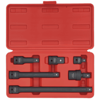 Set adaptoare si prelungitoare impact – 1/2”, 6 piese Sealey