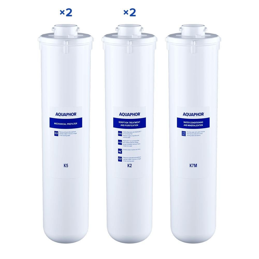 Set anual de 5 cartuse pentru RO-101S Morion (2x K5, 2x K2, K7M) – Sisteme de fitre de apa Set anual de 5 cartuse pentru RO-101S Morion (2x K5, 2x K2, K7M) - Sisteme de fitre de apa