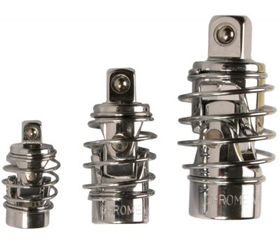 Set articulatii cardanice cu arc, antrenare 1/4" - 3/8" - 1/2", 3 piese, BGS 252