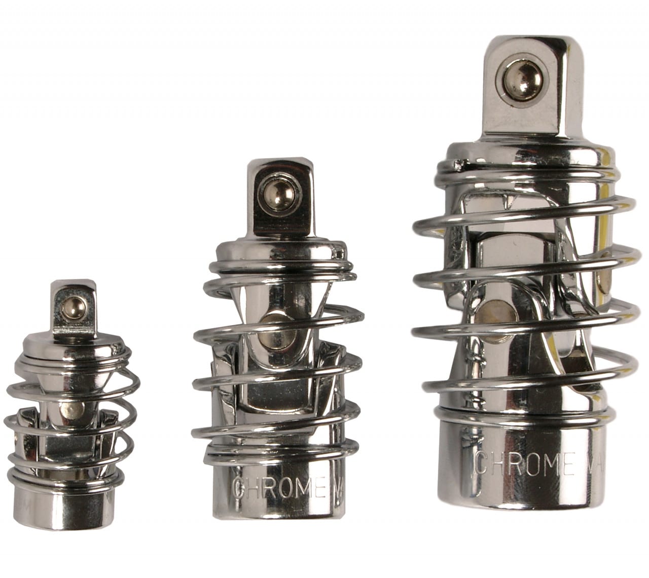Set articulatii cardanice cu arc, antrenare 1/4″ – 3/8″ – 1/2″, 3 piese, BGS 252 – Adaptoare si prelungitoare Set articulatii cardanice cu arc, antrenare 1/4" - 3/8" - 1/2", 3 piese, BGS 252 - Adaptoare si prelungitoare