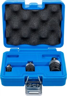 Set articulatii de impact 1/4”, 3/8”, 1/2” 3 piese, BGS 9459