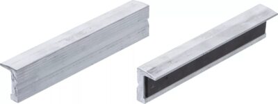 Set bacuri de protectie din Aluminiu pentru menghina de banc cu prindere magnetica, lungime 150 mm, BGS 9283