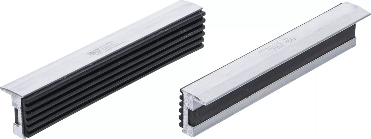 Set bacuri din Aluminiu pentru menghina 150mm, cu banda de protectie din cauciuc, BGS 3045 – Menghine Set bacuri din Aluminiu pentru menghina 150mm, cu banda de protectie din cauciuc, BGS 3045 - Menghine