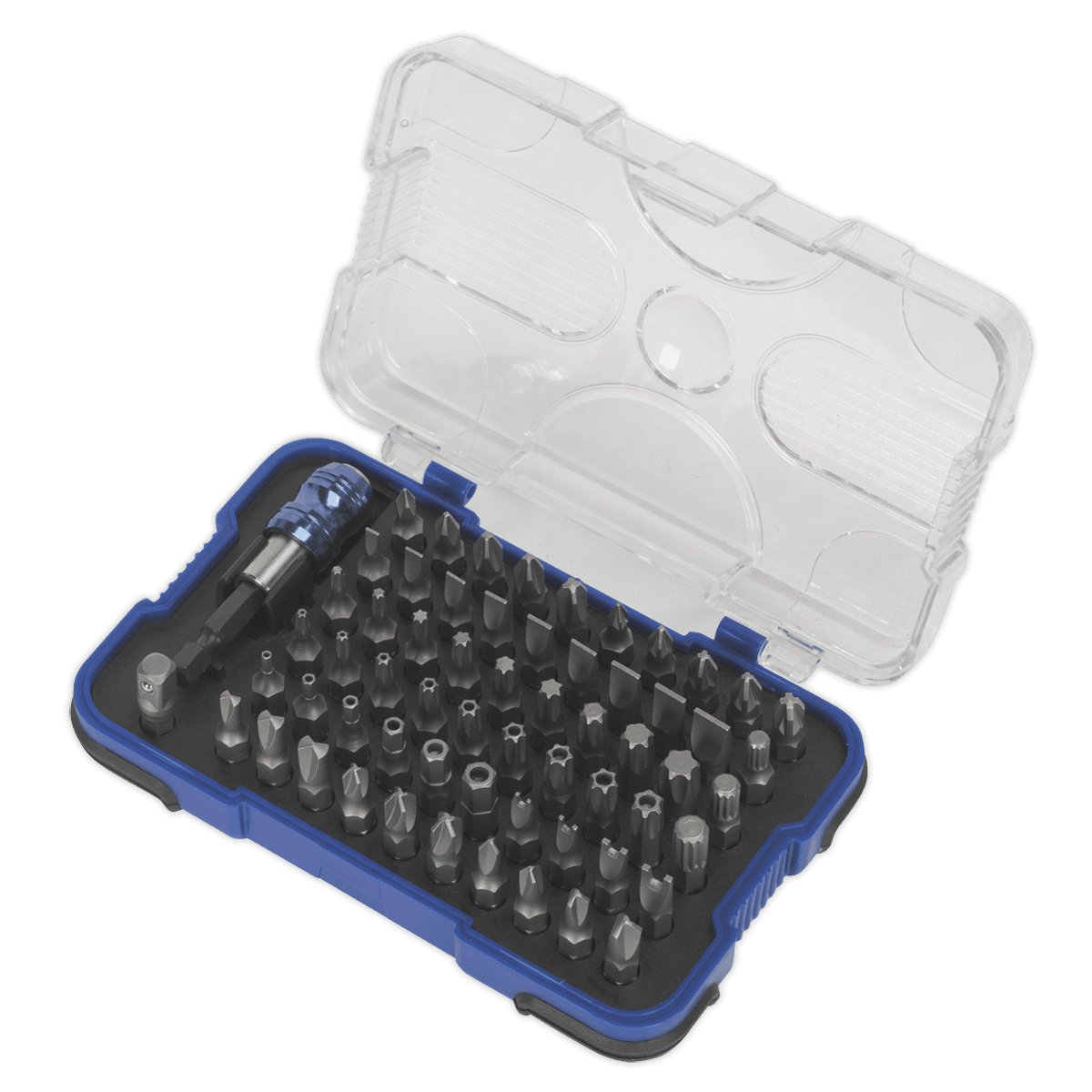 Set bit-uri, 62 piese, Sealey – In lucru Set bit-uri, 62 piese, Sealey - In lucru