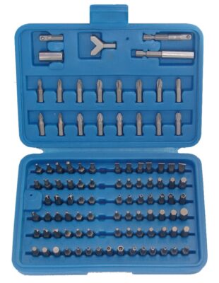 Set biti combinati cu antrnare 1/4", 100 piese, BGS 765