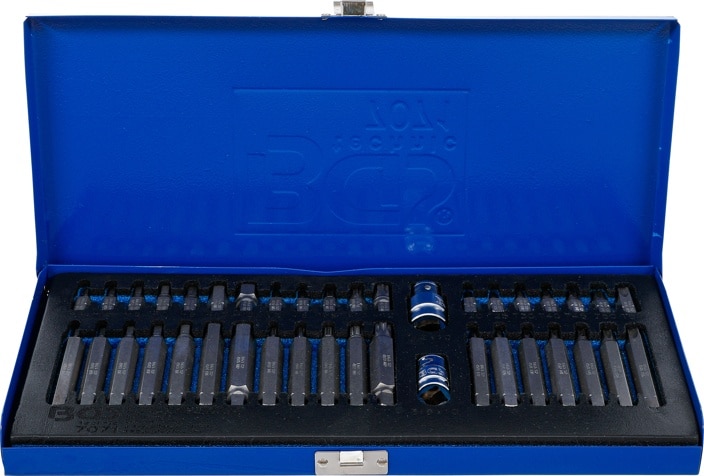 Set biti combinati, Imbus, Torx, Spline(XZN), antrenare 3/8″ + 1/2″, 40 piese, BGS 7071 – Chei Tubulare cu Biti Set biti combinati, Imbus, Torx, Spline(XZN), antrenare 3/8" + 1/2", 40 piese, BGS 7071 - Chei Tubulare cu Biti