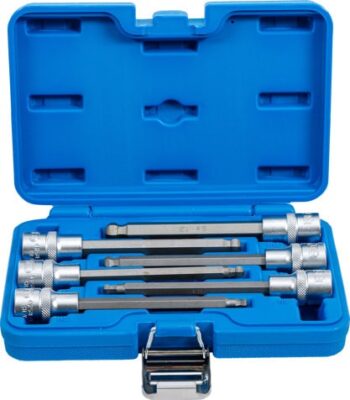 Set biţi Imbus 5-12 mm cu cap sferic, antrenare cu tubulare 1/2", 6 piese, BGS 4258