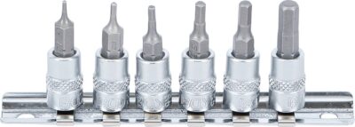 Set biti Imbus cu tubulara 1.5 - 6mm, antrenare 1/4 '', 6 piese, BGS 5151
