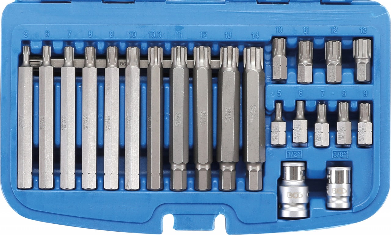 Set biti tip Ribe lungi si scurti, 32 piese, BGS 5013 – Chei Tubulare cu Biti Set biti tip Ribe lungi si scurti, 32 piese, BGS 5013 - Chei Tubulare cu Biti