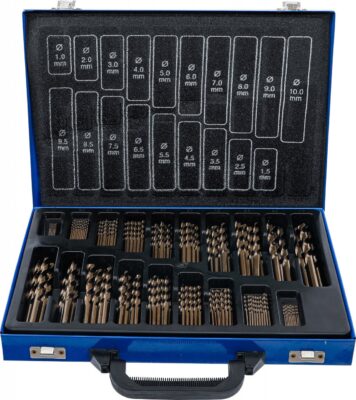 Set burghie,170 piese, HSS, 0.05 cobalt, BGS 2000