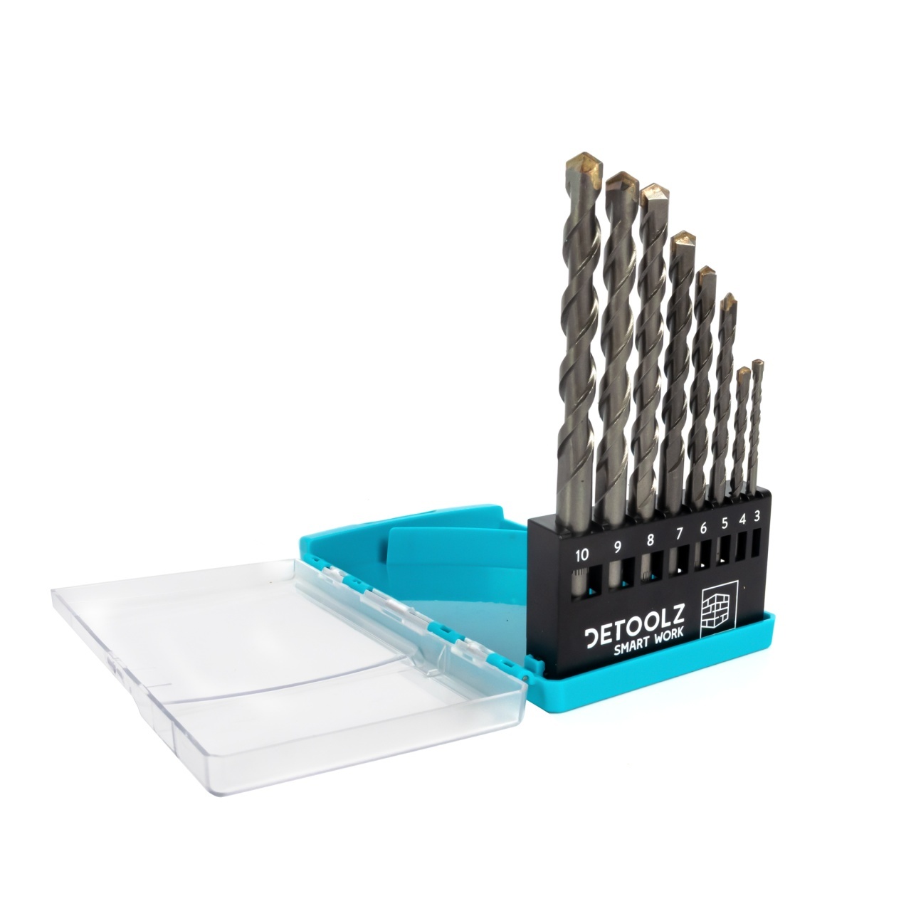 Set burghie Detoolz pentru beton 8 bucati G01 – In lucru Set burghie Detoolz pentru beton 8 bucati G01 - In lucru