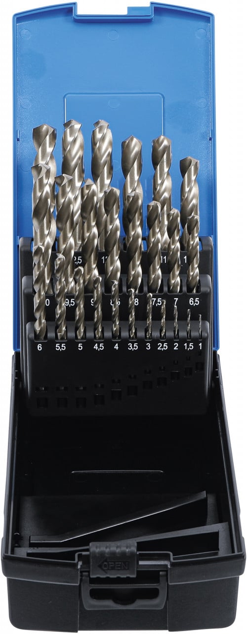 Set burghie HSS Ø 1 – 13 mm pentru metal, 26 piese, BGS 110 – Seturi Burghie si Freze Set burghie HSS Ø 1 - 13 mm pentru metal, 26 piese, BGS 110 - Seturi Burghie si Freze
