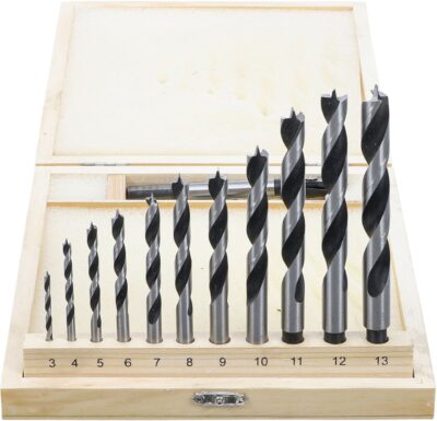 Set burghie pentru lemn si freza reglabila, BGS 50403