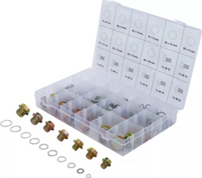 Set busoane + saibe din Aluminiu, 534 piese, BGS 8119