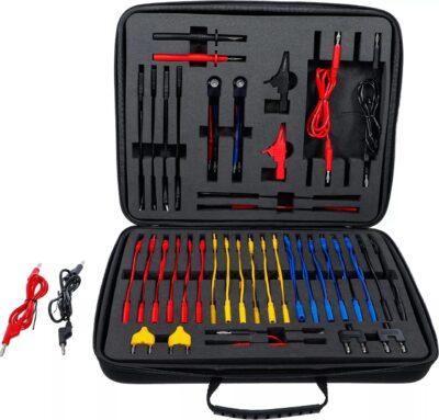 Set cabluri de masurare şi vârfuri de testare, 92 piese, BGS 2184-1