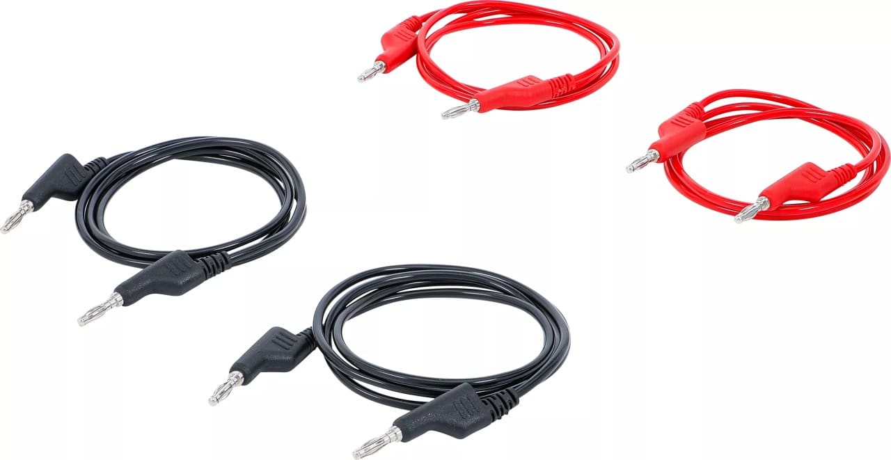 Set cabluri testare multimetru, 4 mm, BGS 8937 – Multimetre si testere Set cabluri testare multimetru, 4 mm, BGS 8937 - Multimetre si testere