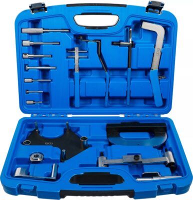 Set cale blocare distributie pentru motoare Renault, Opel si Volvo, 1.2, 1.4, 1.6, 1.7, 1.8, 2.0, 2.2L si 1.4, 1.6, 1.8, 2 16V, 2.5 20V, si 1.9, 1.9, 2.5 si 2.8 Diesel, BGS 8154