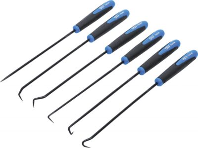 Set cârlige extra lungi, lungime 245 mm, 6 piese, BGS 70046