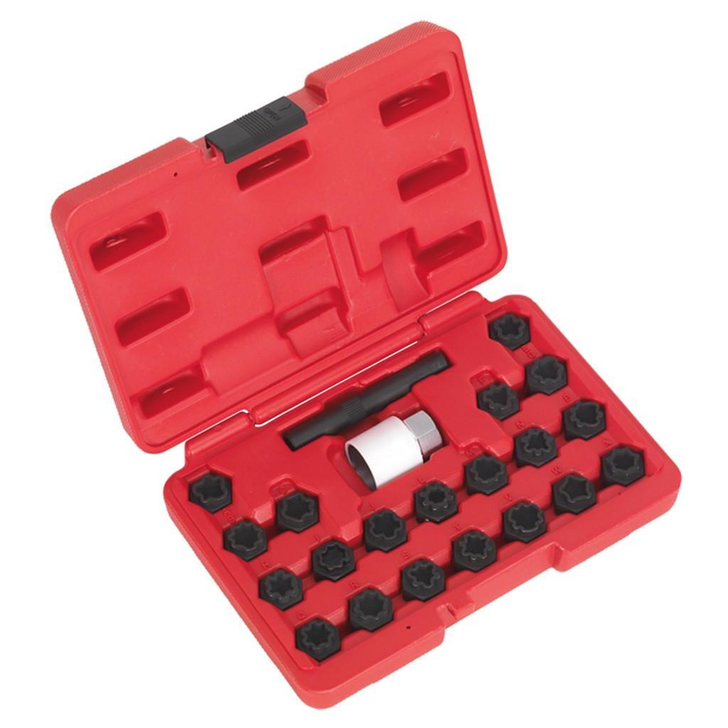 Set chei antifurt prezoane Audi, 22 piese – In lucru Set chei antifurt prezoane Audi, 22 piese - In lucru