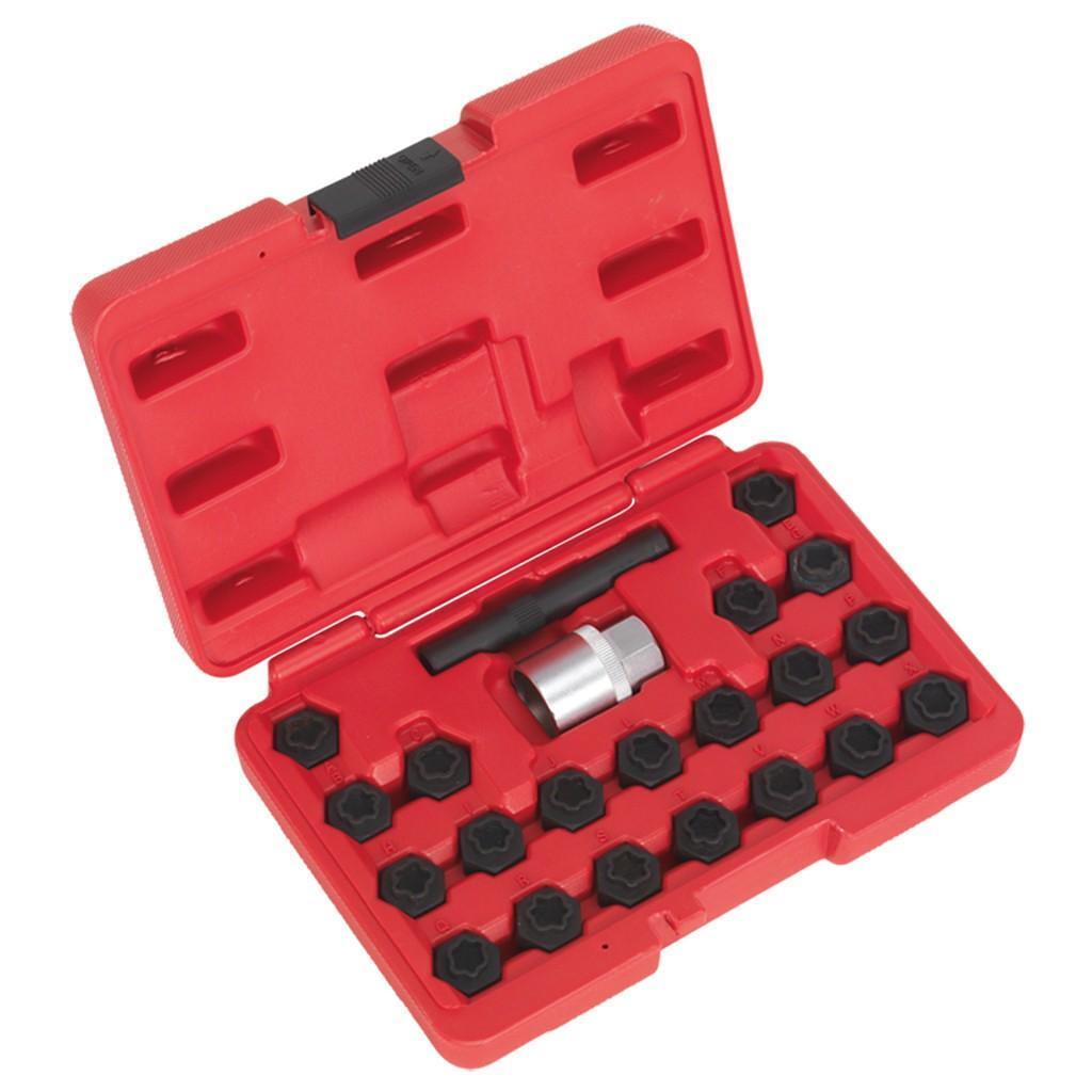 Set chei antifurt prezoane BMW, 22 piese – In lucru Set chei antifurt prezoane BMW, 22 piese - In lucru