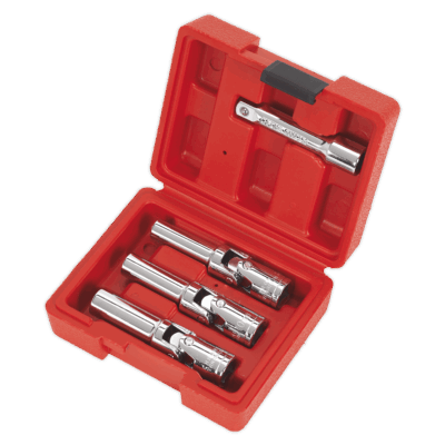 Set chei articulate pentru bujii incandescente, Diesel, 3/8", 4 piese, Sealey