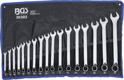 Set chei combinate, 17 piese, 45165 mm, BGS 30302