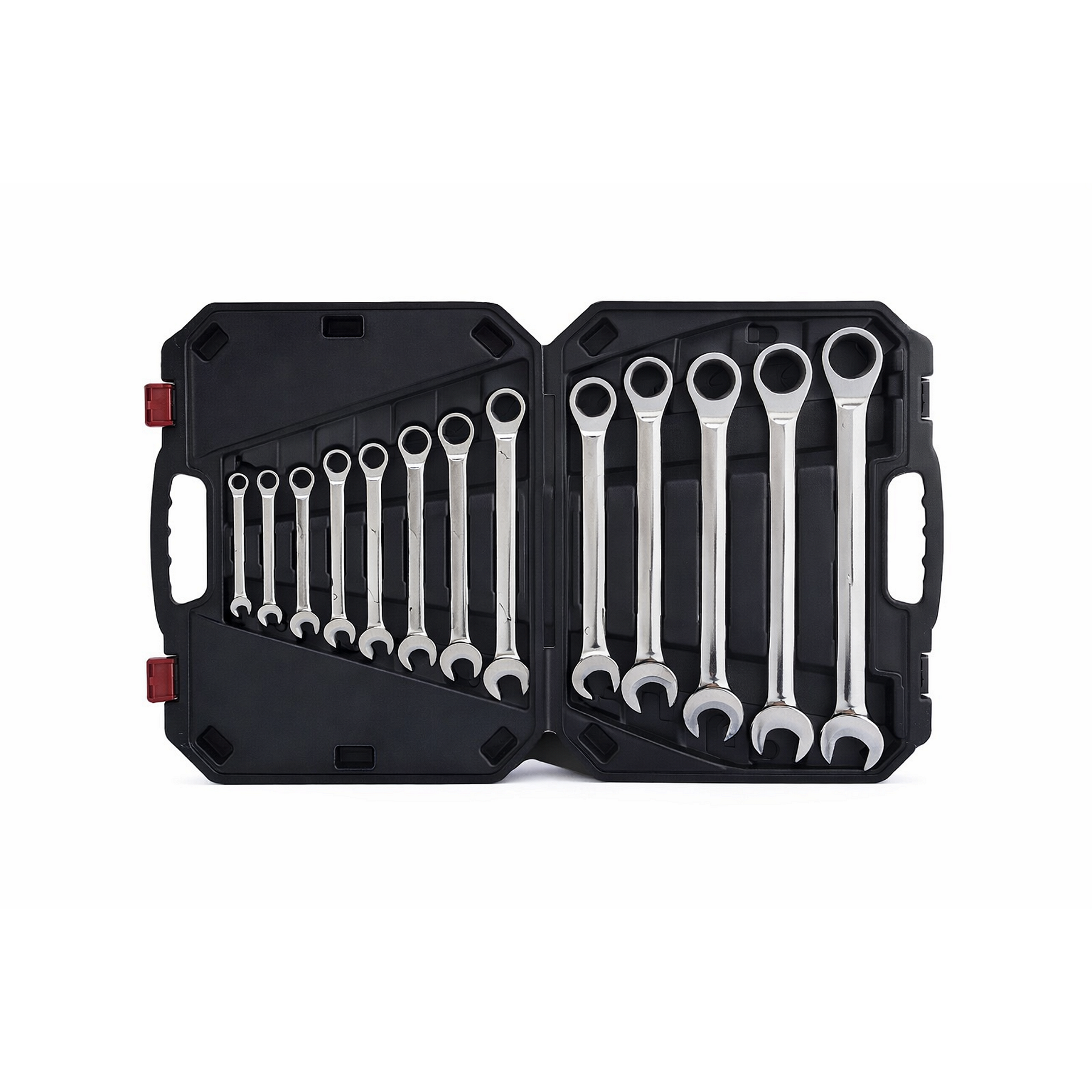 Set chei combinate cu clichet 8–32 mm 13 piese Marco Tools – In lucru Set chei combinate cu clichet 8–32 mm 13 piese Marco Tools - In lucru