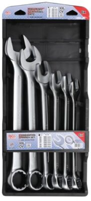 Set chei combinate Extra XXL, 34-50 mm, 6 piese, BGS 32400