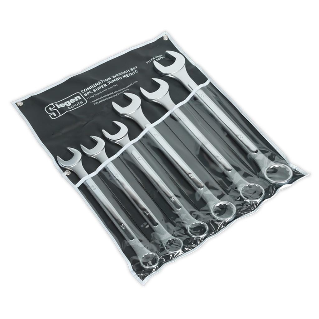 Set chei combinate in sistem metric, 6 piese – In lucru Set chei combinate in sistem metric, 6 piese - In lucru