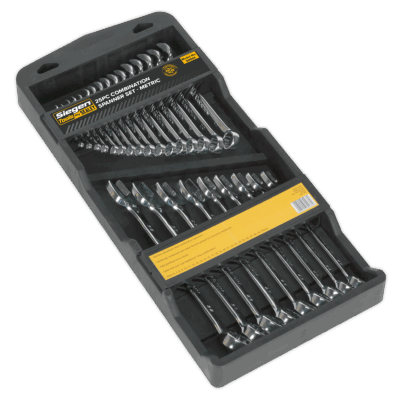 Set chei combinate SIEGEN, 25 piese, 6-32mm Sealey