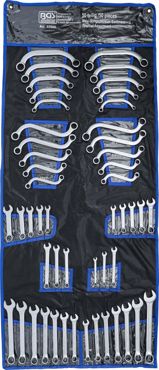 Set chei combinate: standard, tip C, tip S, marimi in Metric si Inch, 50 piese, BGS 32500 – Chei Speciale in Inch Set chei combinate: standard, tip C, tip S, marimi in Metric si Inch, 50 piese, BGS 32500 - Chei Speciale in Inch