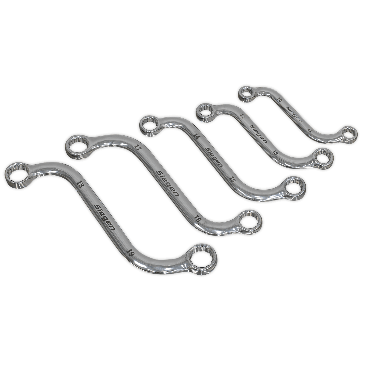 Set chei combinate tip S, 5 piese, Sealey – In lucru Set chei combinate tip S, 5 piese, Sealey - In lucru