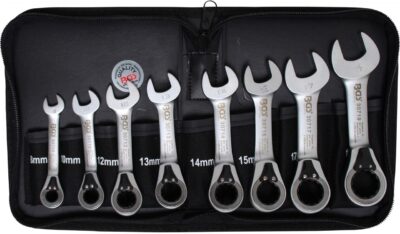 Set chei cu clicket reversibil, 8 - 19 mm, 8 piese, BGS 30720