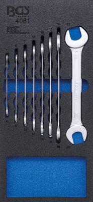Set chei fixe 6x7 - 20x22 mm, 8 piese, BGS 4081