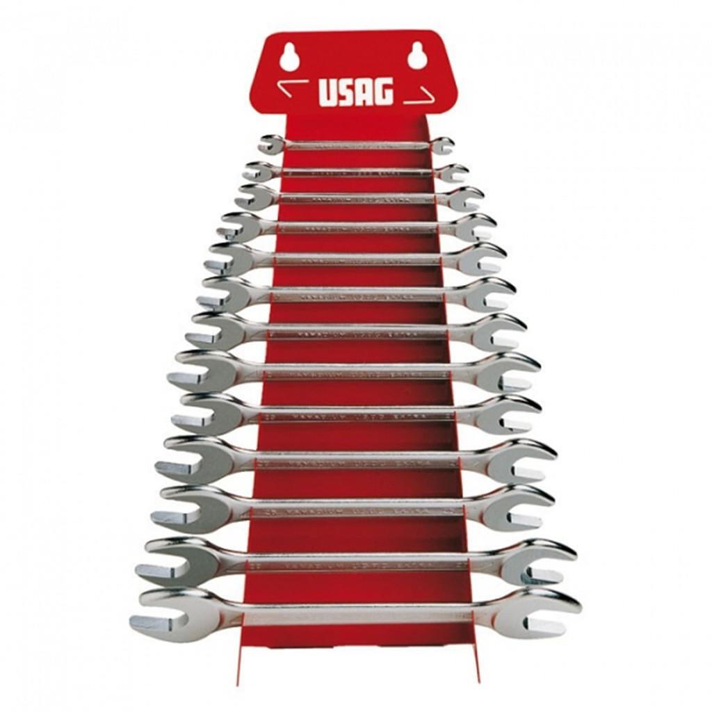 Set chei fixe duble, 13 piese, USAG – In lucru Set chei fixe duble, 13 piese, USAG - In lucru