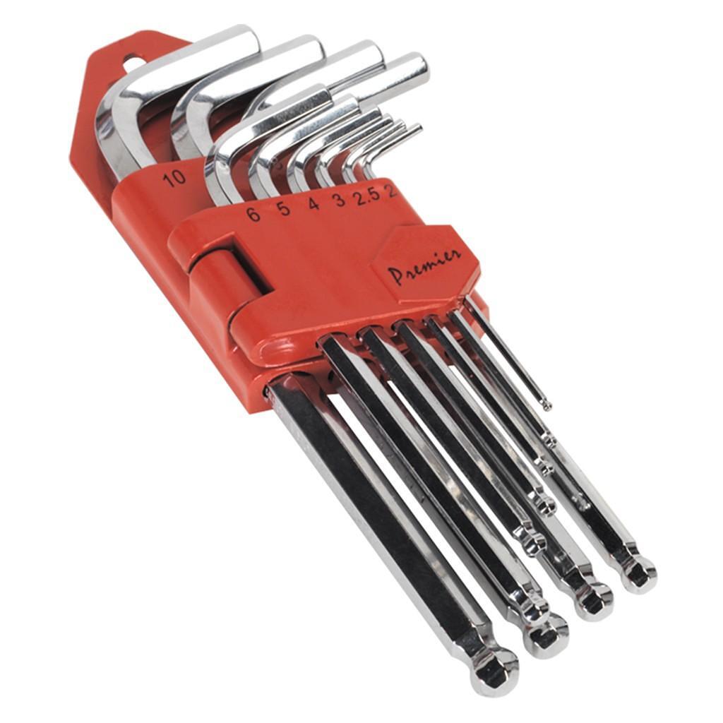 Set chei hexagonale L, 10 piese – In lucru Set chei hexagonale L, 10 piese - In lucru