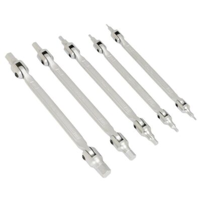 Set chei imbus cu articulatie 5 piese Sealey