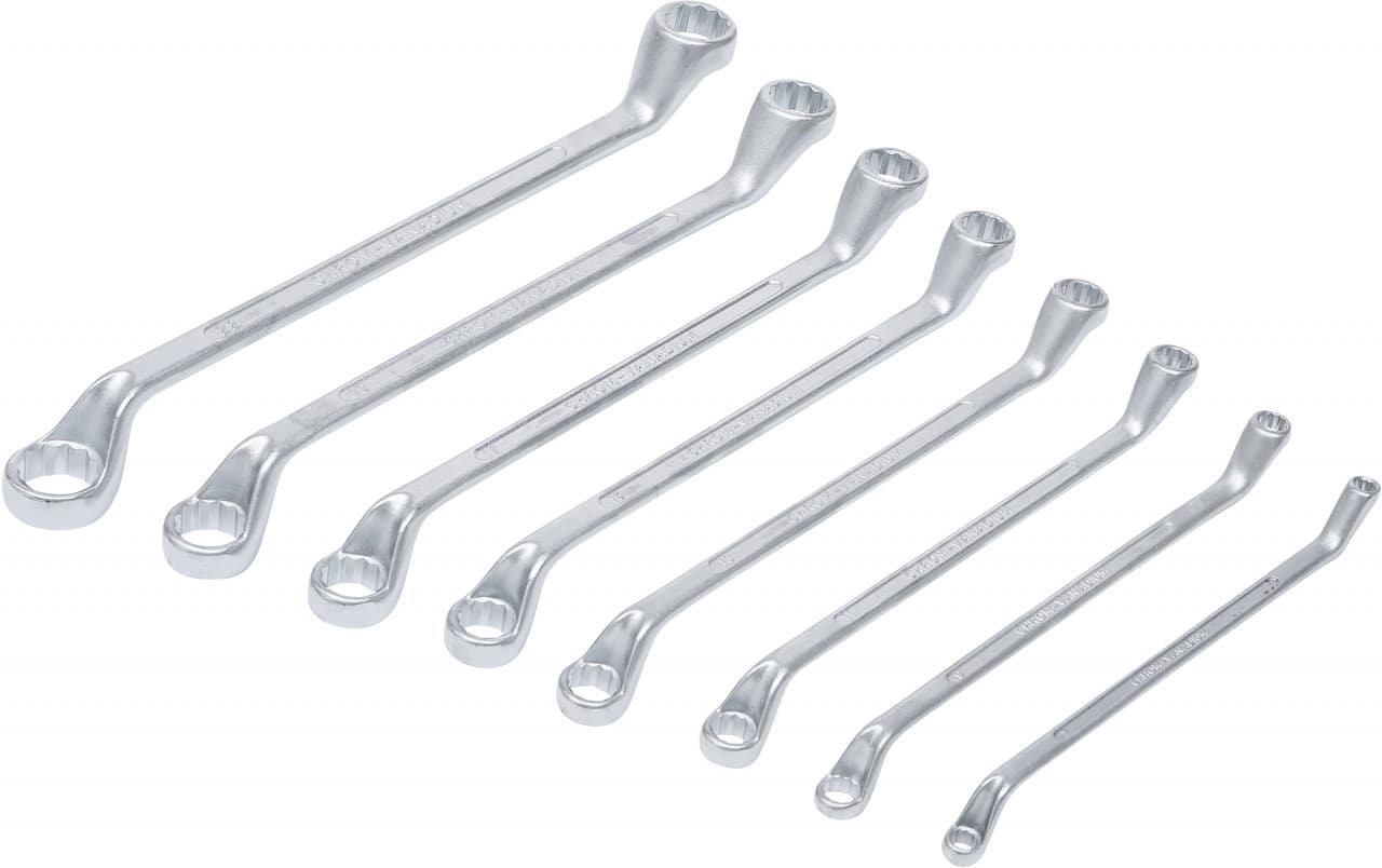 Set chei inelare cu cot 6×7-20x22mm, 8 piese, BGS 1213 – Chei combinate/fixe si inelare Set chei inelare cu cot 6x7-20x22mm, 8 piese, BGS 1213 - Chei combinate/fixe si inelare