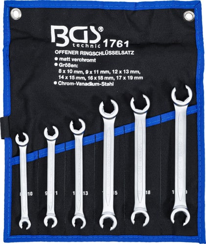 Set chei inelare pentru conducte, 6 piese, BGS 1761 – Chei combinate/fixe si inelare Set chei inelare pentru conducte, 6 piese, BGS 1761 - Chei combinate/fixe si inelare