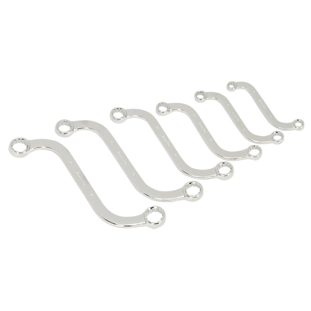 Set chei inelare tip S, 8 – 19mm, 6 piese – In lucru Set chei inelare tip S, 8 - 19mm, 6 piese - In lucru