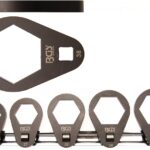 Set chei pentru filtre de ulei, 24, 27, 32, 36 si 38mm, 5 bucati, BGS 8677 - Schimb ulei