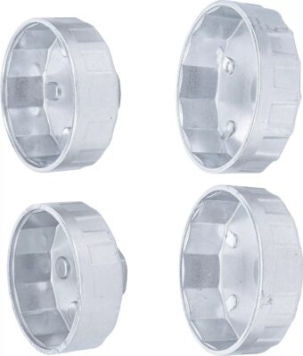 Set chei pentru fitre de ulei, 65 mm x 14 laturi, 67 mm x 14 laturi, 74 mm x 14 laturi, 75 mm x 15 laturi, BGS 8384