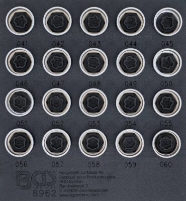 Set chei speciale pentru antifurt roti BMW , antrenare hexagon 17mm, 22-piese, BGS 8962