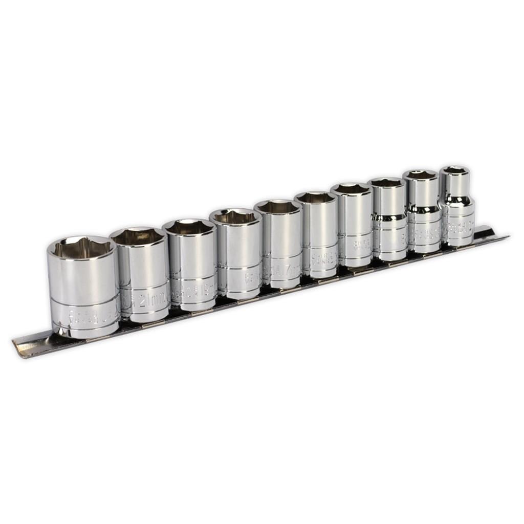 Set chei tubulare, 1/2″, 10 piese – In lucru Set chei tubulare, 1/2", 10 piese - In lucru