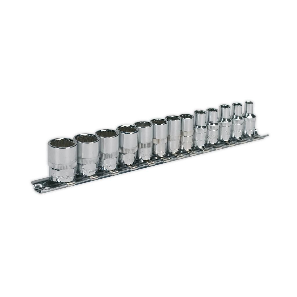 Set chei tubulare, 1/4″, 13 piese – In lucru Set chei tubulare, 1/4", 13 piese - In lucru