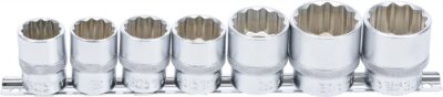 Set chei tubulare 20 - 32 mm, 12 colturi, antrenare 1/2", 12 piese, BGS 9109