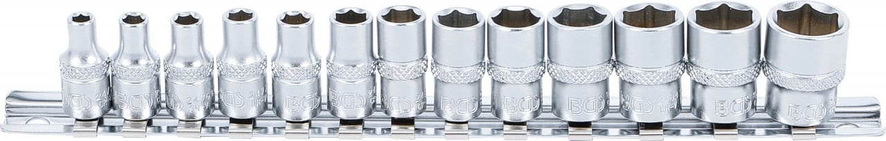 Set chei tubulare, 6 colturi, antrenare 1/4″, 4 – 14 mm, 13 piese, BGS 9102 – Truse Scule Set chei tubulare, 6 colturi, antrenare 1/4", 4 - 14 mm, 13 piese, BGS 9102 - Truse Scule