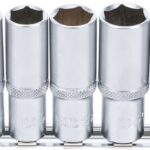 Set chei tubulare 6 colturi, lungi 10 mm (3/8") marimi in ţoli, 11 piese, BGS 2756 - Chei Speciale in Inch